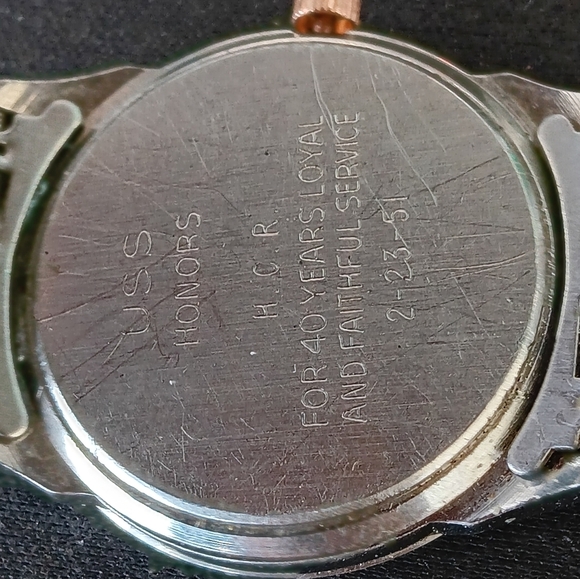 Vintage 60s Hamilton Masterpiece Issued for USS Honors Veteran - Picture 7 of 7